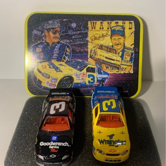 Dale Earnhardt collectible Bass Pro car set tin new - Picture 2 of 10